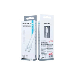 DRAMEX D21LK ( İPHONE ) USB LIGHTNING 2.1A ŞARJ & DATA KABLOSU 1MT*252