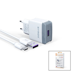 SYROX Q32 ( TYPE-C & USB ) ( SET ) ( HIZLI ) EV ŞARJ ALETİ ( 3.0A 18W )*20