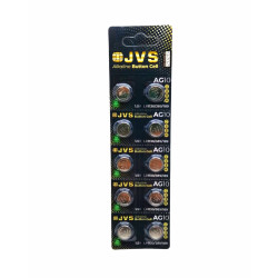 JVS AG10 1.5V LR1130 SAAT PİLİ 10LU KART*400