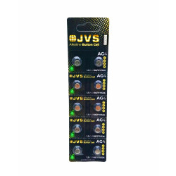 JVS AG4 1.5V LR66 SAAT PİLİ 10LU KART*400