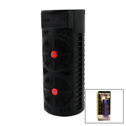 PORTABLE SPEAKER HF-S630-S633 PL-4430 ( 3"X2 ) AUX/USB/TF IŞIKLI & WIRELESS & USB ŞARJLI SPEAKER*24